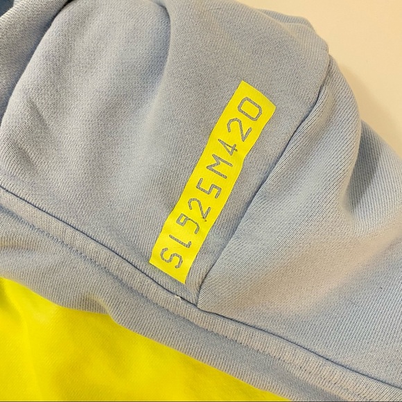 Adidas Kaval Light Blue Neon Graphic Hoodie Jacket Large Limited Rare Deadstock - Picture 10 of 11